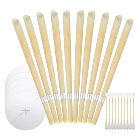1000-Pack Organic Beeswax Ear Candles – Wholesale for Spas & Retail