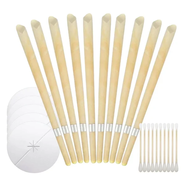 1000-Pack Organic Beeswax Ear Candles – Wholesale for Spas & Retail